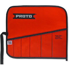 Proto Red Canvas 6-Pocket Tool Roll - Exact Tooling