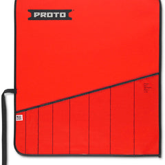 Proto Red Canvas 8-Pocket Tool Roll - Exact Tooling