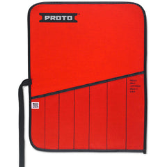 Proto Red Canvas 7-Pocket Tool Roll - Exact Tooling