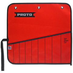 Proto Red Canvas 9-Pocket Tool Roll - Exact Tooling