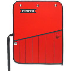Proto Red Canvas 7-Pocket Tool Roll - Exact Tooling