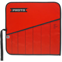 Proto Red Canvas 7-Pocket Tool Roll - Exact Tooling