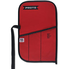 Proto Red Canvas 3-Pocket Tool Roll - Exact Tooling
