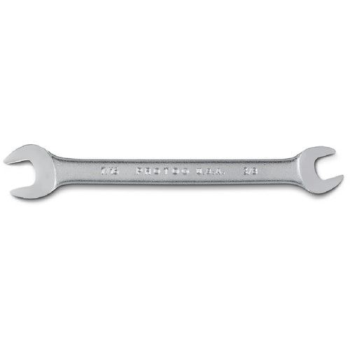 Proto Satin Open-End Wrench - 3/8″ × 7/16″ - Exact Tooling