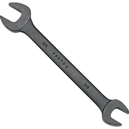 Proto Black Oxide Open-End Wrench - 1/2″ × 9/16″ - Exact Tooling