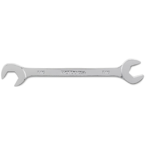 Proto Full Polish Angle Open-End Wrench - 7/16″ - Exact Tooling