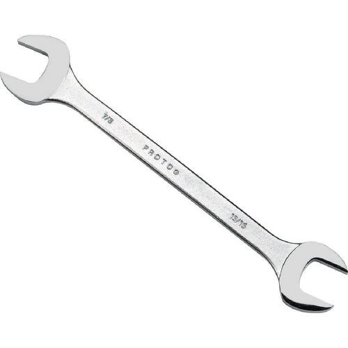 Proto Extra Thin Satin Open-End Wrench - 11/16″ × 3/4″ - Exact Tooling