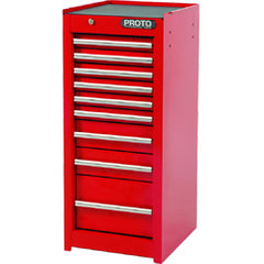 Proto® 440SS Side Cabinet - 9 Drawer, Black - Exact Tooling