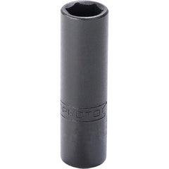 ‎Proto 1/4″ Drive Black Oxide Deep Socket 7/16″ - 6 Point - Exact Tooling