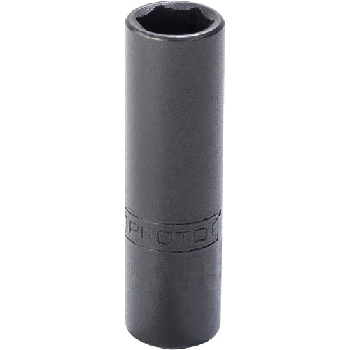 ‎Proto 1/4″ Drive Black Oxide Deep Socket 5/16″ - 6 Point - Exact Tooling