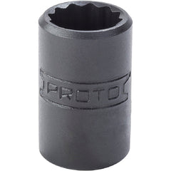 ‎Proto 1/4″ Drive Black Oxide Socket 7/16″ - 12 Point - Exact Tooling