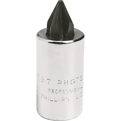 Proto 1/4″ Drive Phillips Screwdriver Bit Socket - # 1 - Exact Tooling