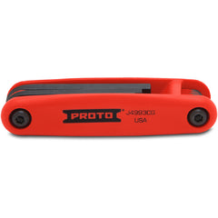 Proto 9 Piece Folding Hex Key Set - Exact Tooling