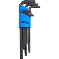 Proto 9 Piece Round Head Hex Key Set - Metric - Exact Tooling