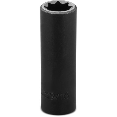 ‎Proto 1/2″ Drive Deep Impact Socket 9/16″ - 8 Point - Exact Tooling