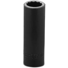 ‎Proto 1/2″ Drive Deep Impact Socket 11/16″ - 12 Point - Exact Tooling