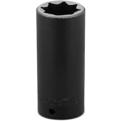 ‎Proto 1/2″ Drive Deep Impact Socket 7/8″ - 8 Point - Exact Tooling
