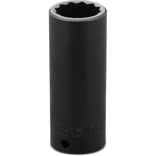 ‎Proto 1/2″ Drive Deep Impact Socket 15/16″ - 12 Point - Exact Tooling