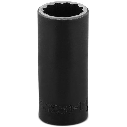 ‎Proto 1/2″ Drive Deep Impact Socket 1-1/16″ - 12 Point - Exact Tooling