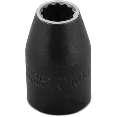 ‎Proto 1/2″ Drive Thin Wall Impact Socket 10 mm - 12 Point - Exact Tooling