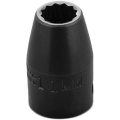 ‎Proto 1/2″ Drive Thin Wall Impact Socket 11 mm - 12 Point - Exact Tooling