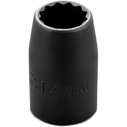 ‎Proto 1/2″ Drive Thin Wall Impact Socket 14 mm - 12 Point - Exact Tooling