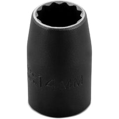 ‎Proto 1/2″ Drive Thin Wall Impact Socket 14 mm - 12 Point - Exact Tooling
