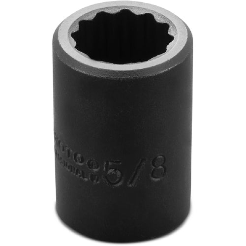 ‎Proto 1/2″ Drive Impact Socket 5/8″ - 12 Point - Exact Tooling