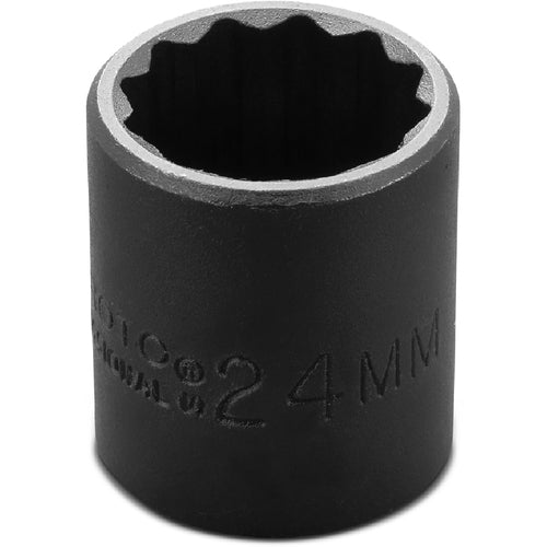 ‎Proto 1/2″ Drive Thin Wall Impact Socket 24 mm - 12 Point - Exact Tooling