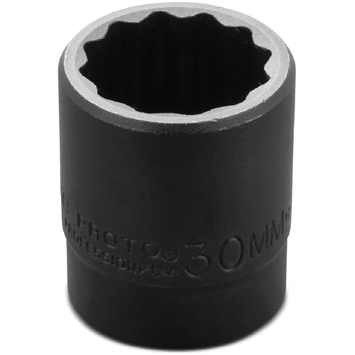 ‎Proto 1/2″ Drive Thin Wall Impact Socket 30 mm - 12 Point - Exact Tooling