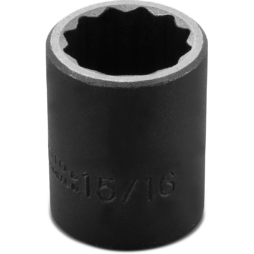 ‎Proto 1/2″ Drive Impact Socket 15/16″ - 12 Point - Exact Tooling