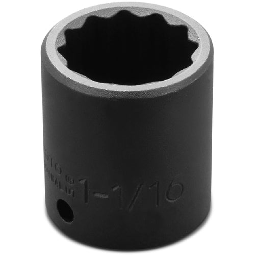 ‎Proto 1/2″ Drive Impact Socket 1-1/16″ - 12 Point - Exact Tooling