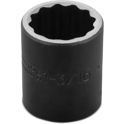 ‎Proto 1/2″ Drive Impact Socket 1-3/16″ - 12 Point - Exact Tooling