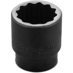 ‎Proto 1/2″ Drive Impact Socket 1-5/16″ - 12 Point - Exact Tooling