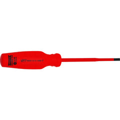 Proto VDE Insulated Cabinet Screwdriver- 7/32″ × 5″ - Exact Tooling