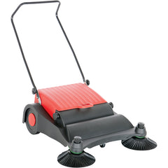 Manual Brush Sweeper Large Belt Driven - Exact Tooling