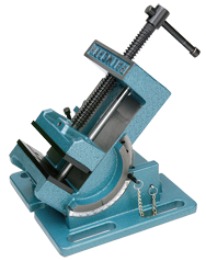 Angle Vise - Model #11351- 3-1/2" Jaw Width - Exact Tooling