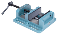 Low-Profile Drill Press Vise - 8" Jaw Width - Exact Tooling