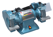 Bench Grinder- 8 x 1 x 1" Wheel; 3/4HP; 3PH; 240V Motor - Exact Tooling