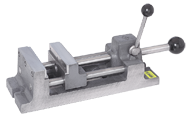 Cam Action Drill Press Vise - SV-6" Jaw Width - Exact Tooling