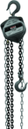 S90-100-20, 1-Ton Hand Chain Hoist with 20' Lift - Exact Tooling