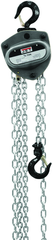 L-100-50WO-15, 1/2 Ton Hand Chain Hoist with 15' Lift & Overload Protection - Exact Tooling