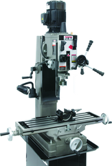 JMD-45GH Geared Head Square Column Mill Drill with Newall DP700 2-Axis DRO & X-Powerfeed - Exact Tooling