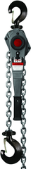 JLH Series 3 Ton Lever Hoist, 10' Lift with Overload Protection & Shipyard Hooks - Exact Tooling