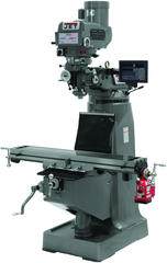 JTM-4VS Mill With Newall DP700 DRO and X- Axis Powerfeed - Exact Tooling