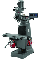 JTM-2 Mill With 3-Axis ACU-RITE 200S DRO (Quill) With X and Y-Axis Powerfeeds - Exact Tooling
