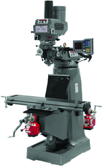 JTM-4VS-1 Mill With 3-Axis ACU-RITE VUE DRO (Knee) With X, Y and Z-Axis Powerfeeds - Exact Tooling