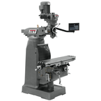 JVM-836-1 Mill With 3-Axis Newall DP700 DRO (Knee) - Exact Tooling