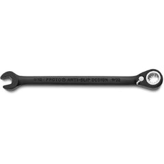 Proto Black Chrome Combination Reversible Ratcheting Wrench 9/32″ - Spline - Exact Tooling