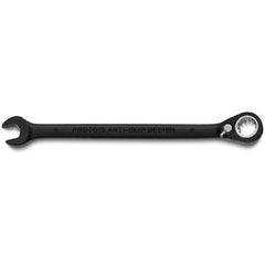 Proto Black Chrome Combination Reversible Ratcheting Wrench 8 mm - Spline - Exact Tooling